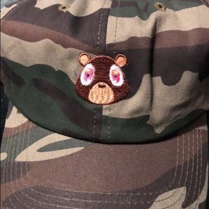 Kanye camo hat